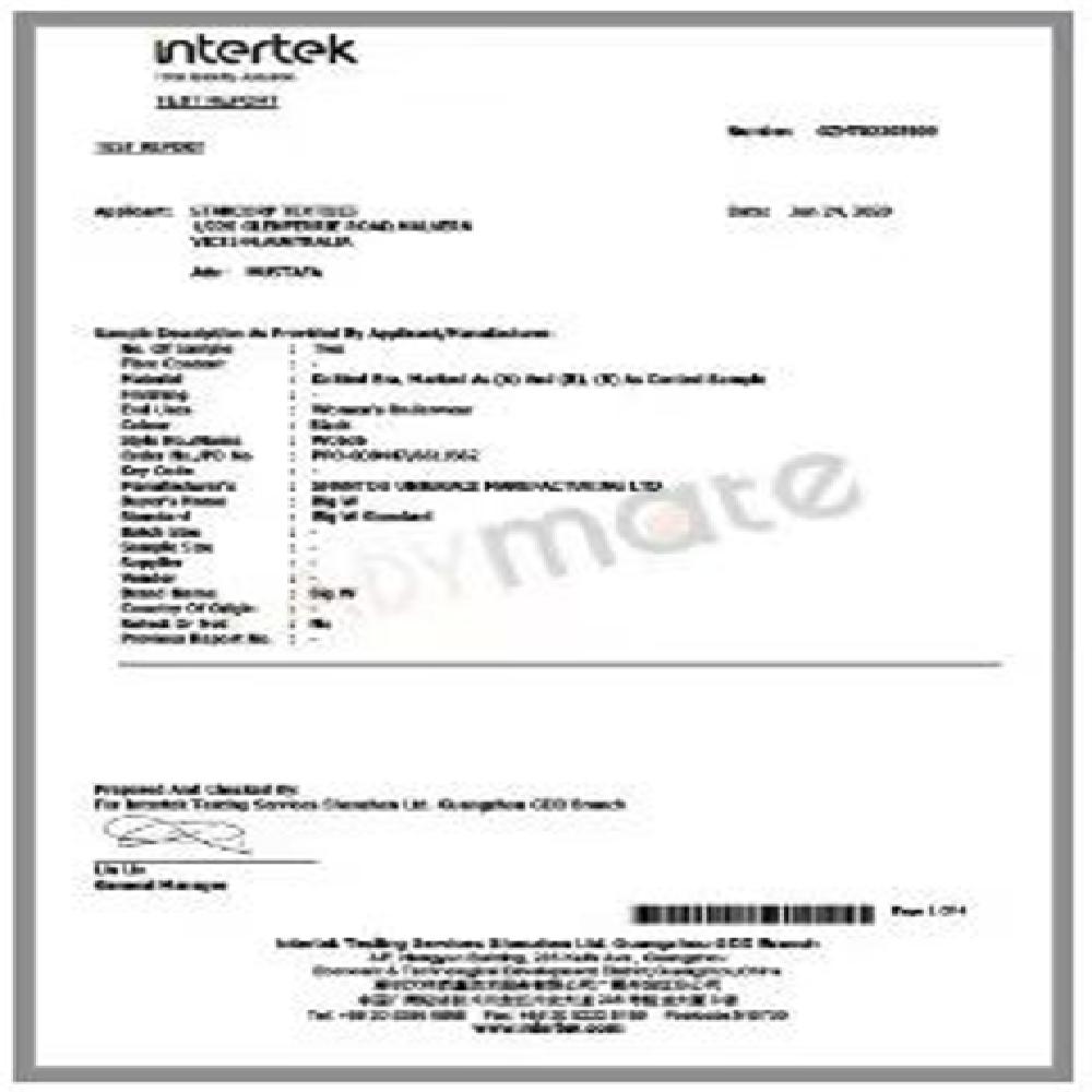 Dongguan Blue Water Fairy Garments Co., Ltd.